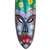African wood mask, 'Colorful Friend' - Painted African Wood Mask Crafted in Ghana (image 2d) thumbail