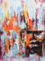 'Forgiveness' - Signed Multicolored Abstract Painting from Ghana thumbail