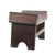 Wood decorative stool, 'Great Arch' - Handmade Cedar Wood Decorative Stool from Ghana (image 2d) thumbail