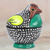 Wood decorative jar, 'Colorful Rooster' - Multicolored Rooster Decorative Jar from Ghana (image 2) thumbail
