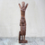 Teak wood sculpture, 'Kaya Yee Woman' - Teak Wood Sculpture of a Woman from Ghana