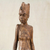 Skulptur aus Teakholz - Handgefertigte Teakholzskulptur einer Frau aus Ghana