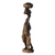 Ebony wood sculpture, 'Returnees' - Ebony Wood Mother and Child Sculpture from Ghana (image 2d) thumbail
