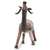 Wood sculpture, 'Standing Antelope' - Sese Wood Sculpture of a Standing Antelope from Ghana