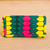 Brieftasche aus Baumwolle, 'Ntoma Colors' - Bunt bedruckte Brieftasche aus Baumwolle aus Ghana