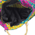 Handtasche mit Baumwollgriff - Handtasche mit Chevron-Baumwollgriff in Rosa, Grün und Gelb