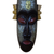 Máscara de madera africana, 'Reina Noble' - Máscara de madera Sese africana artesanal de Ghana