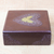 Wood decorative box, 'Love Keeper' - Heart Motif Wood Decorative Box from Ghana (image 2) thumbail