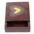 Wood decorative box, 'Love Keeper' - Heart Motif Wood Decorative Box from Ghana (image 2c) thumbail