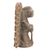 Holzskulptur - Handgeschnitzte Skulptur eines knienden betenden Engels aus Sese-Holz