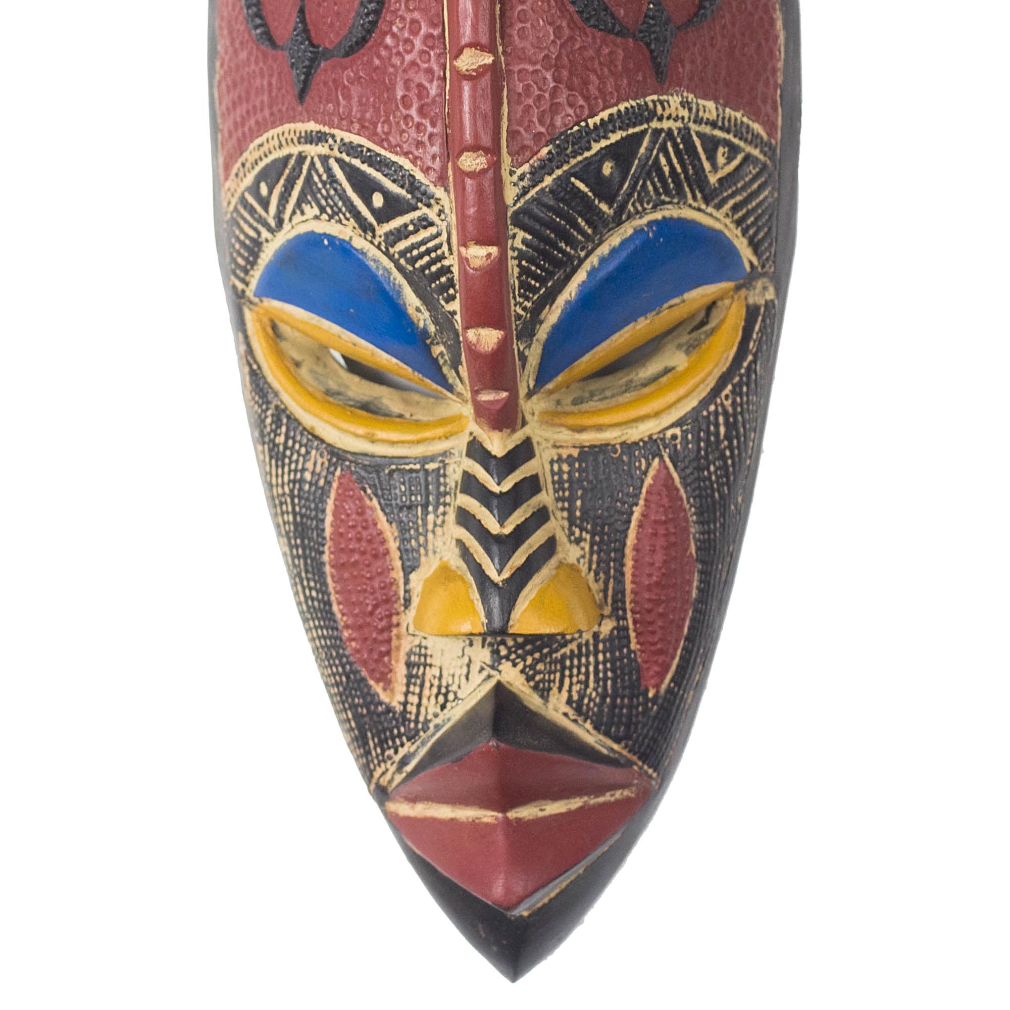 Gye Nyame African Sese Wood Mask From Ghana Sankin Kal Novica