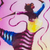 'Upright' - Signed Expressionist Painting of a Ballet Dancer from Ghana (image 2b) thumbail