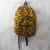Cotton backpack, 'Kente Lines' - Kente-Inspired Cotton Backpack with Adjustable Straps thumbail