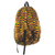 Cotton backpack, 'Kente Lines' - Kente-Inspired Cotton Backpack with Adjustable Straps (image 2c) thumbail