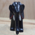 Holzstatuette, 'Obrempon-Elefant'. - Elefantenstatuette aus schwarzem und rotem Holz aus Ghana