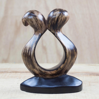 Wood sculpture, Odo Akoma Couple