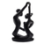 Wood sculpture, 'Remember Me' - Hand-Carved Romantic Wood Sculpture from Ghana (image 2b) thumbail