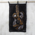 Tapiz de pared de algodón batik - Tapiz de pared de algodón batik de una guitarra de África