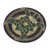 Placa decorativa de madera - Plato decorativo de madera de sesé tortuga nadadora redonda tallada a mano