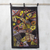Batik cotton wall hanging, 'Cry of an Orphan' - Abstract Signed Batik Cotton Wall Hanging from Ghana