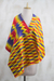 Kente-Stoffschal aus Baumwollmischung, „Obaapa“ (19 Zoll Breite) - Traditioneller gewebter ghanaischer Kente-Schal von Loom (19 Zoll Breite)