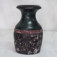 Wood decorative vase, Untouched Beauty