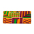 Cotton clutch, 'Neon Kente Style' - Multi-Colored African Kente Print Cotton Clutch
