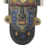 Máscara de madera africana - Máscara de madera africana colorida de Ghana