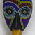 African glass beaded wood mask, 'Nawa Bird' - African Glass Beaded Wood Bird Mask from Ghana (image 2d) thumbail