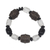 Recycled plastic beaded stretch bracelet, 'Friend of Nature' - Recycled Plastic Beaded Stretch Bracelet from Ghana (image 2a) thumbail