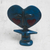 Wood fertility doll, 'Blue Lover' - Handcrafted Sese Wood Fertility Doll in Blue from Ghana (image 2b) thumbail