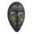 African wood mask, 'Female Dan' - Black and Gold African Wood Dan Mask from Ghana (image 2d) thumbail