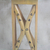 Wood decorative accent table, 'Triangle Arches' - Cedar Wood Decorative Accent Table from Ghana