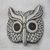African wood mask, 'Bubo Owl' - African Wood Bubo Owl Wall Mask from Ghana (image 2) thumbail