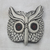 African wood mask, 'Bubo Owl' - African Wood Bubo Owl Wall Mask from Ghana (image 2b) thumbail