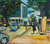 'The Bright Day' - Signed Realist Cityscape Painting from Ghana