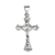 Sterling silver pendant, 'Gleaming Crucifix' - Sterling Silver Crucifix Pendant from Ghana (image 2a) thumbail