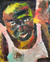 'Child Series I' - Signed Expressionist Painting of an African Child from Ghana