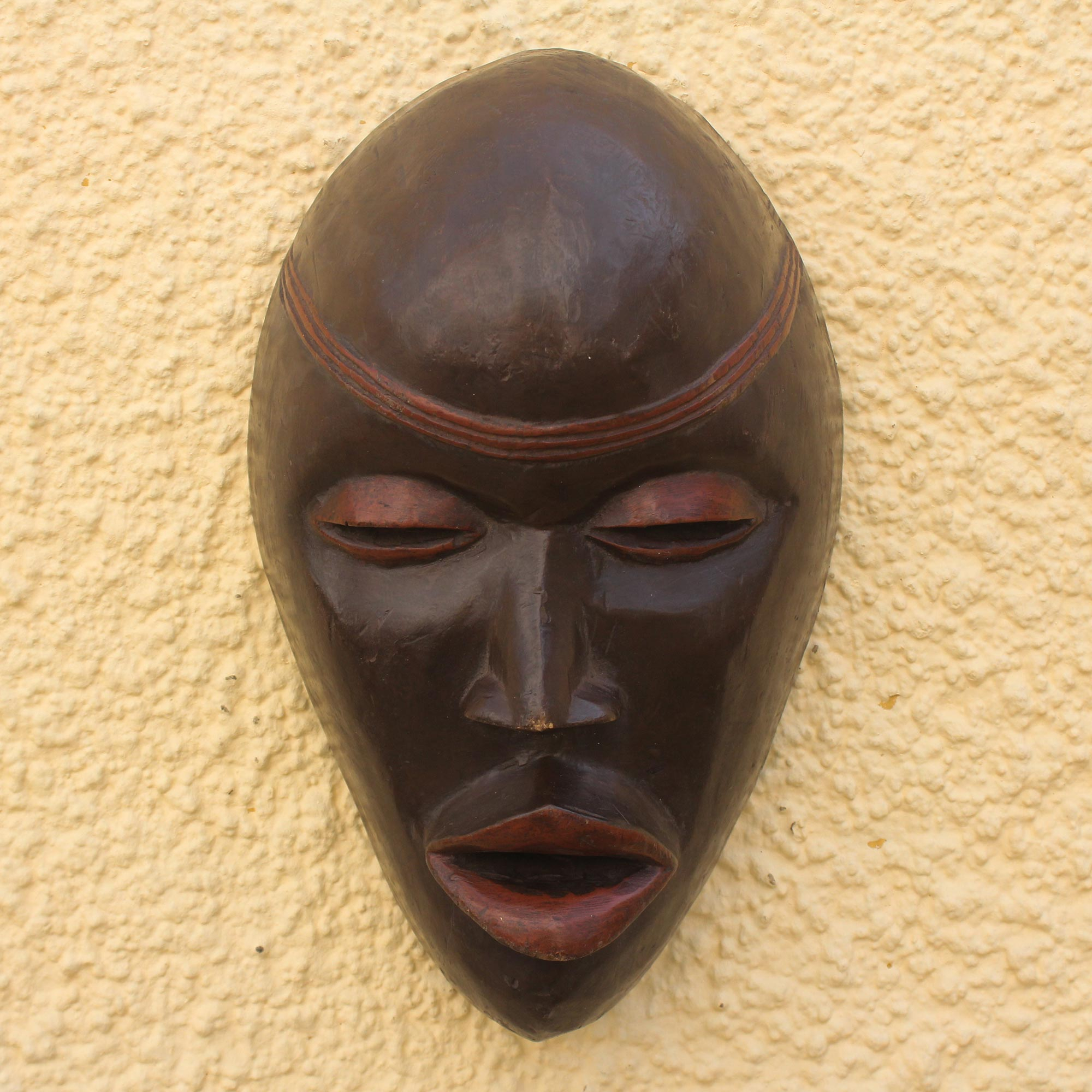 Unicef Market Unique African Sese Wood Mask By A Ghanaian Artisan