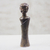 Wood statuette, 'Okyeame' - Cultural Wood Statuette of a Village Linguist from Ghana thumbail