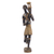 Holzskulptur, 'Okomfo Anokye' - Rustikale Sese-Holzskulptur eines afrikanischen Priesters aus Ghana