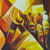 'Industrious Women' - Signed Painting of African Women in Yellow from Ghana (image 2b) thumbail