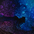 'Cosmos' - Blue and Purple Signed Abstract Painting from Nigeria (image 2b) thumbail