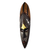 African wood mask, 'African Empress' - Tall African Wood Mask with Brass and Aluminum Accents (image 2c) thumbail