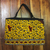 Cotton handle handbag, 'Handy Box' - Printed Cotton Handle Handbag Crafted in Ghana