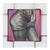 'Behold' - Glass Framed Painting of a Woman's Hips on Pink from Ghana thumbail