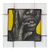 'Conscience' - Glass Framed Expressionist Painting of a Hand and Lips thumbail