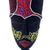 African wood mask, 'Eco Figure' - African Wood Mask Decorated with Recycled Plastic Beads (image 2d) thumbail