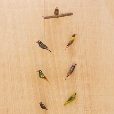 Dekorativer Akzent aus Holz - Sese Wood Parrot Home Accent, hergestellt in Ghana
