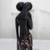Wood sculpture, 'Odo Ntitan' - Romantic Black Sese Wood Scultpure from Ghana